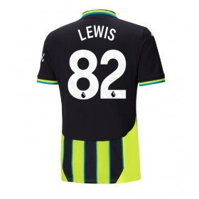 Manchester City Rico Lewis #82 Borta Kläder 2024-25 Kortärmad